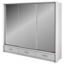 Skapis ar apgaismojumu AR-01P-3L, balts